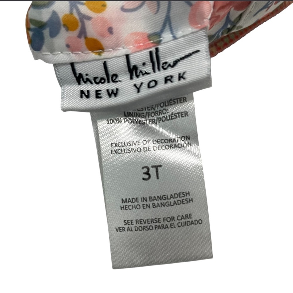 Nicole Miller Reversible Floral Hooded Jacket with Pink and Yellow Accents - Picture 9 of 11